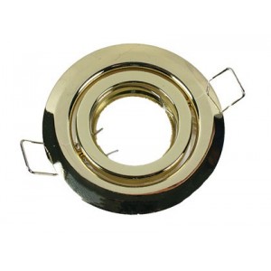 Brass 68mm Adjustable Downlighter MR11