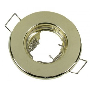 Brass 68mm Fixed Downlighter MR11