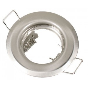 Satin Nickel 68mm Fixed Downlighter MR11