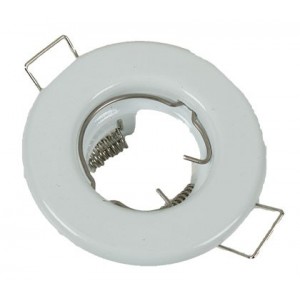 White 68mm Fixed Downlighter for MR11