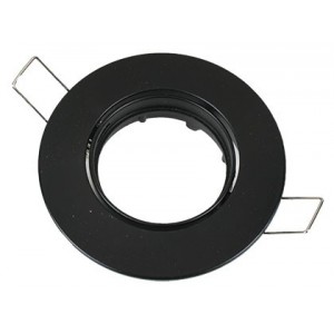 Black 82mm Adjustable Downlighter MR16
