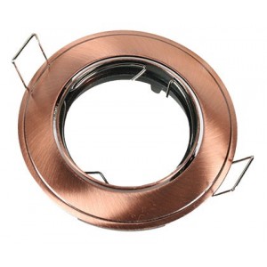 Red Antique Brass 82mm Adjustable Downlighter MR16