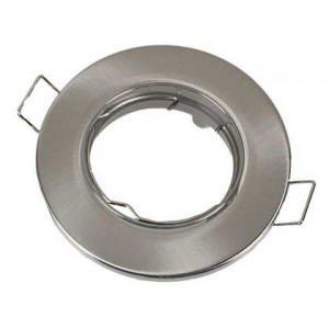 Satin Nickel 82mm Adjustable Downlighter MR16
