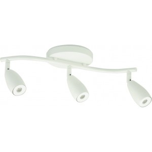 White LED Integrated 3-Light Adjustable Spotlight 4000K 230VAC 11.4W