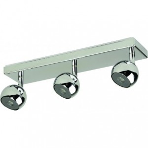 230VAC 16W Chrome LED Integrated 3X Adjustable Spot Light 4000K
