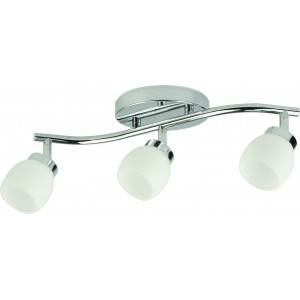230VAC 13.5W Chrome LED Integrated 3X Adjustable Spot Light 4000K
