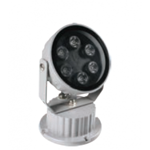 230V LED YELLOW FLOODLIGHT 6x1W