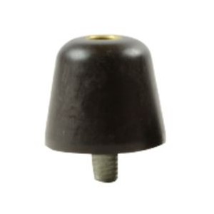 Trolley Line DMC Insulator 5/8" Stud - Black