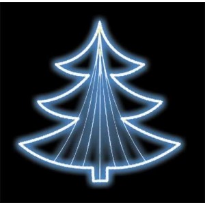 230VAC Tree Acrylic Motif 45X43CM Blue