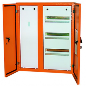 3x12 (36) Way Industrial Steel Surface DIN DB IP54 Orange