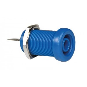 Blue 16A 4mm Banana Socket with Solder Tag - Pack of 5