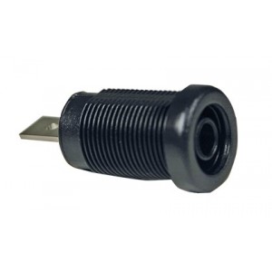 Black 16A 4mm Banana Socket - Solder Tag (Pack of 5)