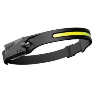 COB 300LM Silica Gel Head Lamp with 1200mAh Battery