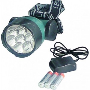 7PC LED Head Lamp with Adaptor (12-000-14-000 MCD)