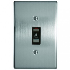 Push Button Dimmer Switch Without Dim Module Silver Steel