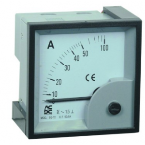 AC CT Driven Ammeter Without Scale Plate