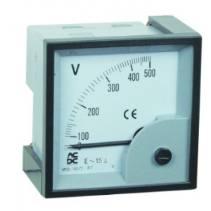 V/Meter 500VAC Red Line On 230/400V