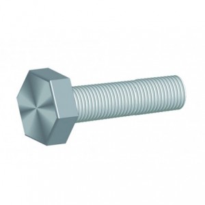 Plated Hex Head Set Screws M8 x 25 - 100 Pack