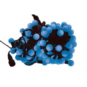Blue 5M 50 LED Ball String Light 230VAC IP44