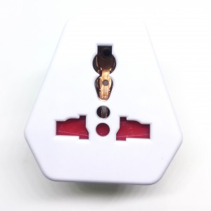 European USA UK Multi Plug to South African Power Converter - White