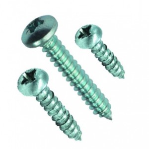 8 x 25mm Self Tapping Screws - Pan Head Combi (Pack of 25)