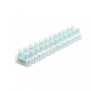 10mm 16A 12-Way White Strip Connector