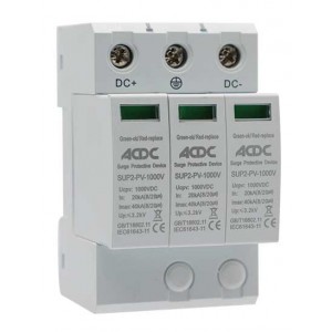 2 Pole 40KA PV SPD 900VDC Surge Protection Device