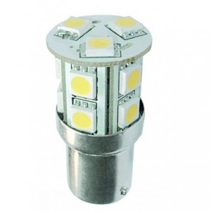 12VDC T20mm Automotive LED Light 2.13W BAY15D Base (2 Pack)