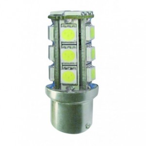 12VDC T20MM Automotive LED Light 2.84W BA15S Base (2-Pack)