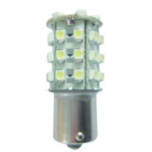 12VDC T25 Automotive LED Light 3.3W BA15S Base 2-Pack