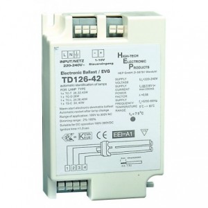 220-240V Dimmable Electronic Ballast 2xTC-DE/TE/F/L 26-42W