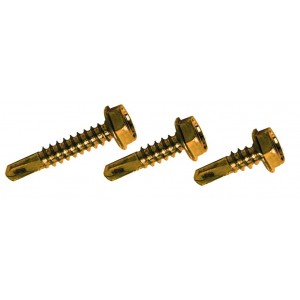 12 x 75 Hexagon Head Tek Screws - Pack of 10