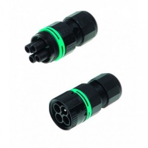 4P Plug and Socket Kit with Grommet IP66/68