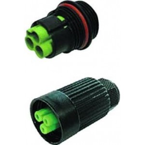 3P Panel Mount Plug &amp; Socket Kit IP66/68