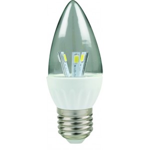 3W LED Lamp Clear E27 Dimmable Warm White