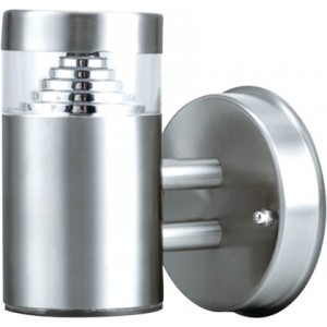 230VAC 2 x 6W LED Stainless Wall Light Fitting