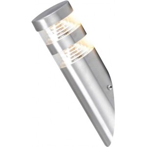 230VAC 2 x 6W LED Stainless Wall Light Fitting