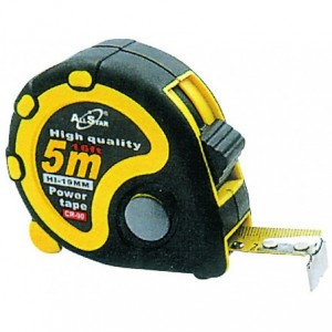 3M x 16mm Contractor Rubber Tape Measure with Double Stop