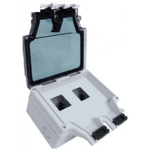 2X2G Weatherproof Empty Enclosure for 45x45 IP65 Module