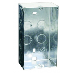 Galvanised Wall Box For 6X3 Device 131X71X47MM