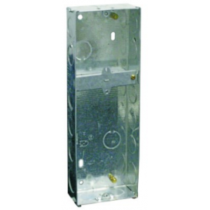 Galvanised Wall Box 215x71x35mm for 1x 3x3 and 1x 6x3