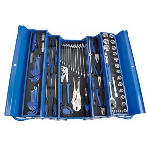 85 Piece Toolkit In 5 Tray Cantilever Toolbox