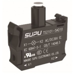 230VAC Red LED Lamp Block For TJ/TS