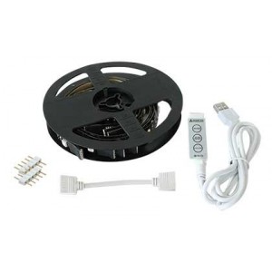 5VDC LED TV Strip Kit IP20 2 x 0.5M RGB Strips with Controller