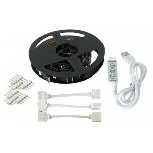 5VDC LED TV Strip Kit IP20 4 x 0.5M RGB Strips with Controller