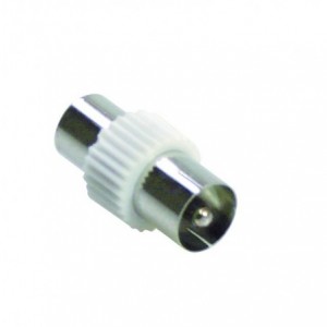 Coaxial Adaptor M-M Steel 9.5mm DIA