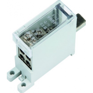 63A 15P Terminal Block with 6.5 x 5MM In and 4 x 10MM SQ Out