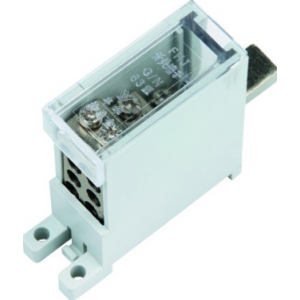 63A 15P x 6.5 x 5MM IN AND 6 x 10MM SQ OUT TERMINAL BLOCK