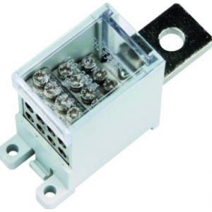 100A Terminal Block with 8.5mm Lug In and 8 x 16mm SQ Out