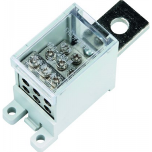 250A Terminal Block with 8.5mm Lug In and 8 x 16mm Square Out